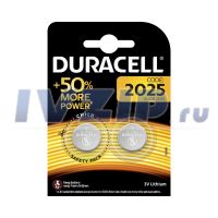 Батарейка DURACELL (DL/CR2025) Комплект 2шт.