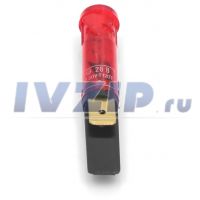 Лампа сигнальная в корпусе (Красная 2 конт. . 230V, T120°. D=9mm.) SWT707UN