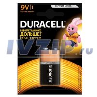 Батарейка алкалиновая DURACELL Basic 9V (6LR61)