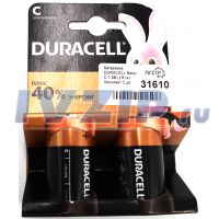 Батарейка DURACELL Basic С 1,5В (LR14) Комплект 2 шт.