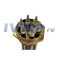 ТЭН электрокотла (9000 Вт, (3х3,0кВт) L=320 мм, D=59,61 мм, резьба G2")