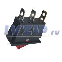 Выключатель одноклавишный, узкий 16А/250V