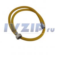 Подводка для газа полимерная (желтая) L= 1,2 м 1/2" г/ш 02041485