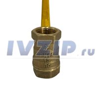 Кран шаровый газ11Б27п6 (1.6МПа) "Цветлит" ДУ-15 г/г ручка