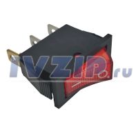 Выключатель одноклавишный, узкий 16А/250V