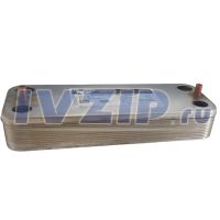Теплообменник АОГВ BAXI, BUDERUS (12 пластин, 178 мм) JJJ005625460 175418