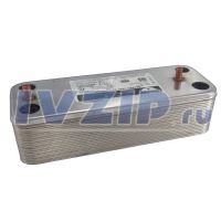 Теплообменник АОГВ BAYMAK BAXI (20 пластин, 156,5 мм) 5689930/7223558/7683965