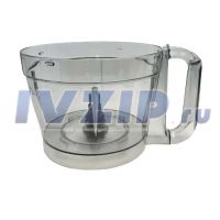 Чаша кухонного комбайна с соединительным валом в сборе (без механизма блокировки) Redmond RFP-3904/RFP-М3905