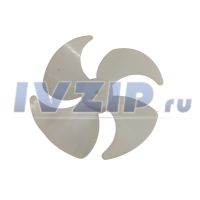 Крыльчатка вентилятора (100мм)  Вал - 4мм (прямого вращения)