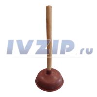 Вантуз с деревянной ручкой YORK 1/30 9711